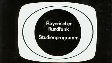 Logo des Bayerischen Rundfunks und Studienprogramms, 1964. | Bild: BR / Historisches Archiv / Paul Sessner