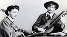 Der Kiem Pauli und das oberbayerische Lied: zwei Männer in Tracht musizieren | Bild: Historisches Archiv / Screenshot