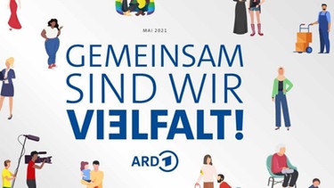 Titel der ARD Broschüre "Gemeinsam sind wir Vielfalt" | Bild: ARD