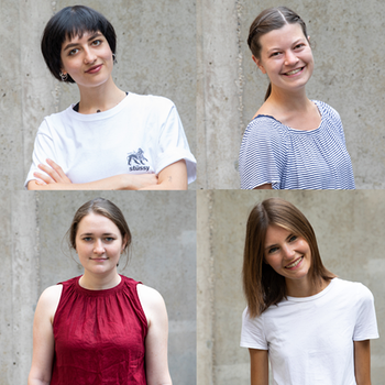 Die Preisträgerinnen: Mariia Fedorova, Katrin Nöbauer, Anna Dannecker, Lena Appel | Bild: BR/Leon Baatz