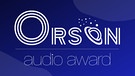 Logo des Orson Award in weißer Schrift auf blauem Hintergrund | Bild: Orson Award