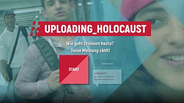 Screenshot der Website "uploading-holocaust.com" | Bild: BR Screenshot