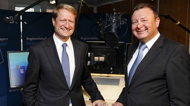 Ulrich Wilhelm (Intendant, Bayerischer Rundfunk) und Gerhard Schiechel (Leiter Regionalstudio Ostbayern) | Bild: BR / Ralph Wagner