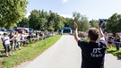 BR-Radltour 2023, 30.07.2023, Etappe 1, Ankunft in Murnau | Bild: BR/Hans-Martin Kudlinski