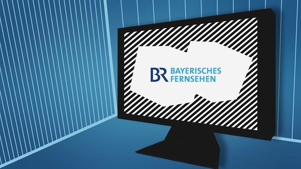 Illustration: Fernseher mit Logo des Bayerischen Fernsehen | Bild: colourbox.com; Montage: BR