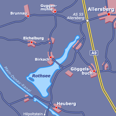 Umbegungsplan Rothsee