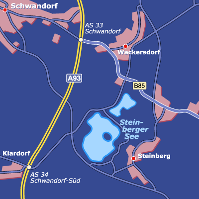 Umbegungsplan Steinberger See