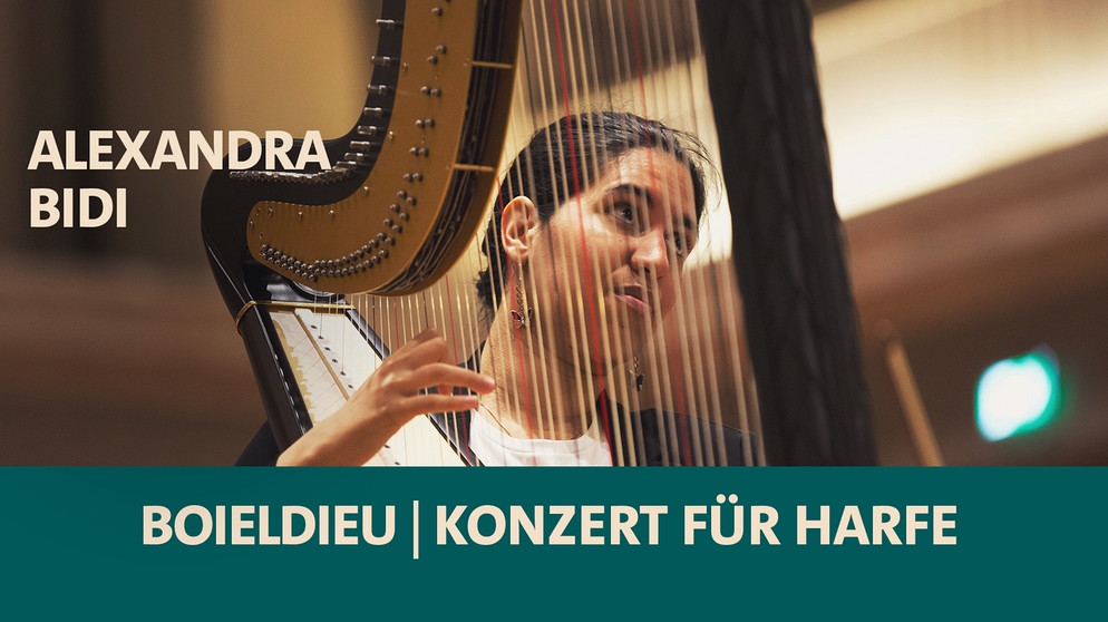 Alexandra Bidi (Harfe) beim Internationalen Musikwettbewerb der ARD in München 2023 | Bild: Daniel Delang