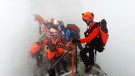 Absturz am Watzmann: Rettungskräfte beim Einsatz | Bild: Bergwacht Ramsau