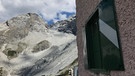 Berglhütte: Direkt hinter der Hütte öffnet sich ein weites Kar. Hoch oben stürzt ein Wasserfall vom Gletscher hinab. | Bild: BR/Kilian Neuwert