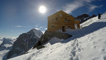 Die Marco-e-Rosa-Hütte | Bild: BR; Andreas Burman