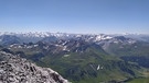 Gauablick-Klettersteig: Aussicht von der Sulzfluh in Richtung Berninagruppe | Bild: BR/Thomas Reichart