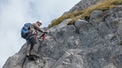 Auf dem neuen Klettersteig am Rigidalstock bei Engelberg | Bild: BR; Folkert Lenz