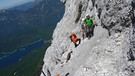 Neue Kletterroute durch die Westwand  | Bild: BR; Georg Bayerle