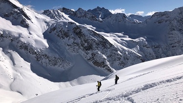 Aples-Pleis-Spitze in den Lechtaler Alpen: Abfahrtsspaß | Bild: BR/Iris Härdle
