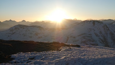 "Baitels" der Livigno Alpen: Endlich Morgenlicht! | Bild: BR/Georg Bayerle