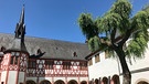 Klostersteig Rheingau: Eberbach ist eine Mischung aus romanischer und gotischer Bauweise | Bild: BR/Bernd-Uwe Gutknecht