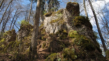Skurrile Felsformation in der Münchser Wand bei Betzenstein | Bild: BR; Sabine Göb
