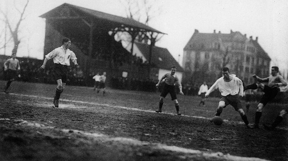Spielszene des FC Bayern ca. 1914 | Bild: FC Bayern München AG