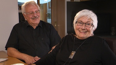Henriette Staudter mit ihrem Mann Christian. | Bild: BR/Rupert Heilgemeier