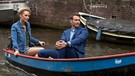 Max (Vladimir Burlakov, rechts) und Sophie (Bracha van Doesburgh) finden die Liebe in Amsterdam. | Bild: ARD Degeto/Conny Klein