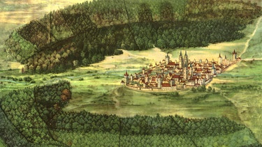 Deckfarbenmalerei auf Pergament, anonym, Nuernberg, vor 1516. | Bild: picture-alliance / akg