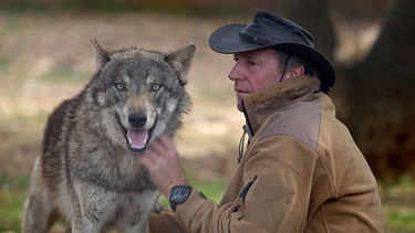 Daniel Weigend, Wolfsexperte und Kenner der Wolfshunde-Szene. | Bild: BR/Ralph Zipperlen