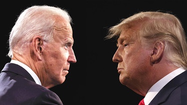 Joe Biden fordert Donald Trump heraus | Bild: BR