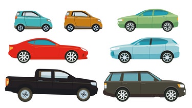 Autos, Limousinen und SUV-Fahrzeuge, Illustration | Bild: picture alliance / Zoonar | scusi