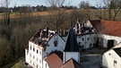 Abgebranntes ehemaliges Kloster Bergfried | Bild: BR
