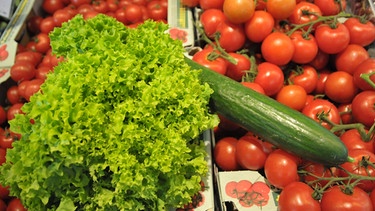 Gemüse auf dem Markt | Bild: picture-alliance/dpa