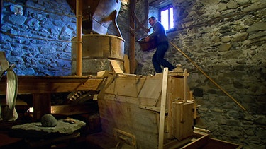 Die Mühle von innen | Bild: BR