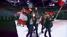 Feiernde Männer mit österreichischen Flaggen | Bild: BR