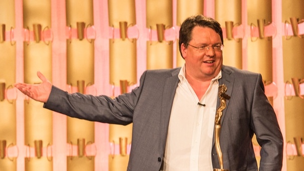 Helmut Schleich beim Bayerischen Kabarettpreis 2015 | Bild: BR/Philipp Kimmelzwinger