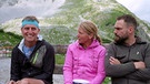 Trailrunner Öf mit Bertl und Claudi vor der Lamsenjochhütte | Bild: BR/Markus Trischler, Josef Bayer