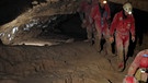 Gruppe von Höhlenforschern in der Hirlatzhöhle | Bild: Paul Karoshi