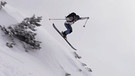 Sprung bei Ski-Abfahrt im freien Gelände | Bild: Michael Düchs