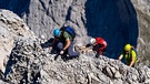 Bergsteiger auf dem Wamperten Schrofen in den Mieminger Bergen | Bild: BR/Thomas März