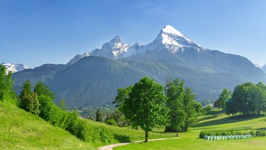 Blick auf den Watzmann in Berchtesgaden. | Bild: stock.adobe.com/auergraphics