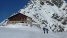 Die Fiderepasshütte im Februar 2014 | Bild: Rainer Schmid