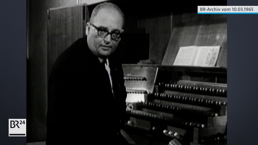Reinhard Raffalt an der Orgel | Bild: BR Archiv
