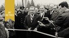 Alfons Goppel bei Einweihung des Frankenschnellwegs | Bild: BR Archiv