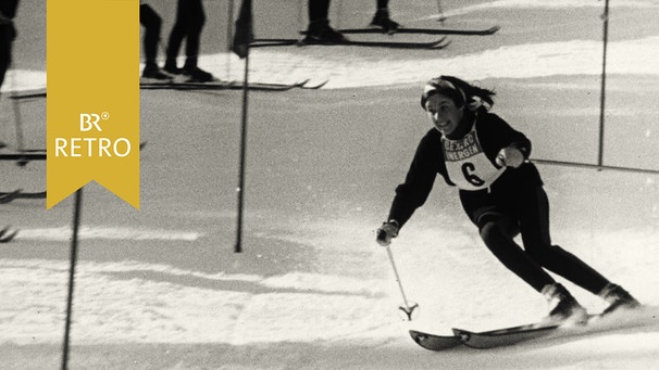 Skirennläuferin | Bild: BR Archiv