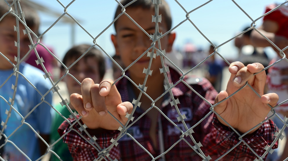 Flüchtlingslager in Kahramanmaras Türkei | Bild: picture alliance / dpa | Rainer Jensen