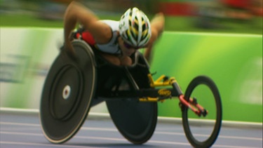 Marieke Vervoort im Rollstuhlsprint | Bild: BR