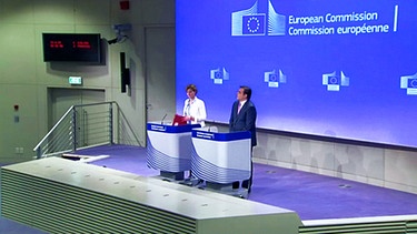 Pressekonferenz der Europäischen Kommission | Bild: BR