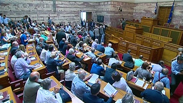 Das griechische Parlament | Bild: BR