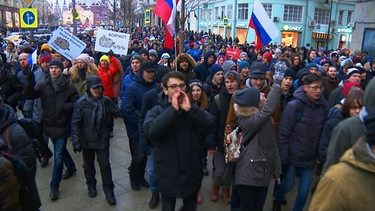 Anti-Putin-Demo | Bild: BR