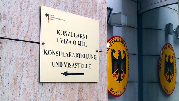 Die deutsche Botschaft in Sarajewo | Bild: BR