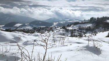Verschneite Landschaft bei Stiavnicke Bane | Bild: BR